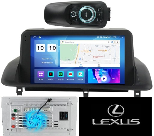 Радио автомобильные ten android lexu ct 200h 2010-2018 2/64gb 8core , фото