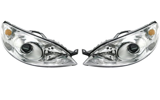 Комплект рефлекторов peugeot 407 2004-2010 , фото