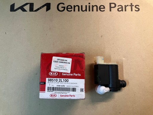 Kia oe 985102l100 насос омивателя фар омыватель стекла фронт , фото