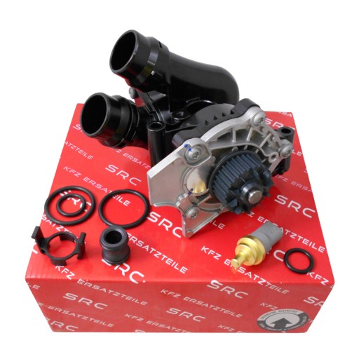 Водяний насос корпус термостат vw golf v vi passat b6 b7 tiguan 1.8 2.0 tfsi , фото