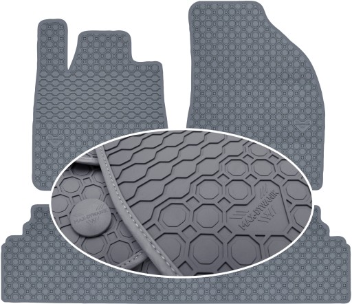 Коврики коврик резиновые 3 el. , фото