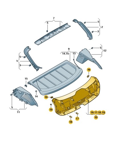 Карта кришка багажника cupra formentor oe , фото