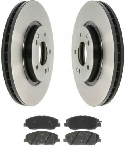 2× maxgear диск тормозной ssang yong переднее actyon 11-/korando 10- [298x46] тормозные колодки daco hyundai santa fe 06- , фото