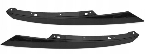 Honda civic x 2019- молдинги ришотки решетка под рефлектор черные lp комплект , фото