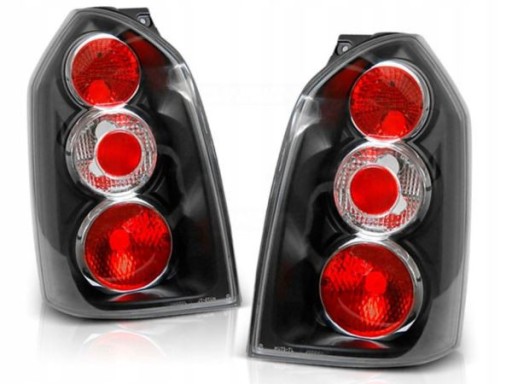 Фонари задние hyundai tucson 04-10 черная дизайн , фото