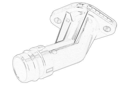 Корпус термостата oe hyundai 256312e500 , фото