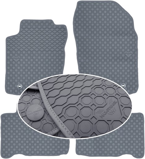 Коврики коврик резиновые 4 el. , фото