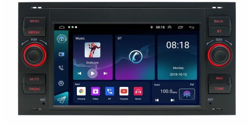 Радио автомобильные car мультимедиа ford kug s-max c-max focus galaxy android 6gb 2-din , фото