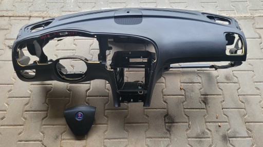 Консоль 2 x подушка saa 93 9-3 рестайлинг оригинальный демонтаж черная , фото