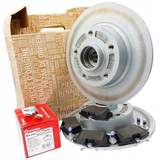 2× оригинальная диск задний renault megane iii brembo p 85 020 набор тормозных колодки дисковые тормоза , фото