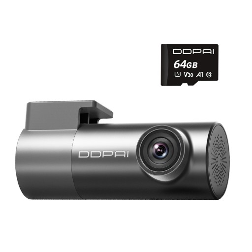 Видеореестратор ddpai камера автомобильная mini pro 2k qhd wdr wifi 64gb , фото