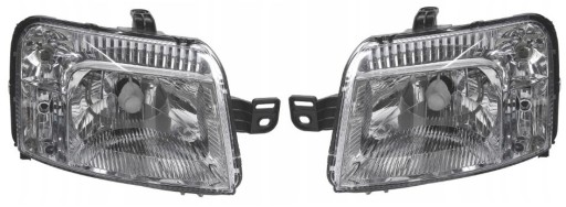 Fiat panda 03- рефлекторы фонари переднее комплект , фото