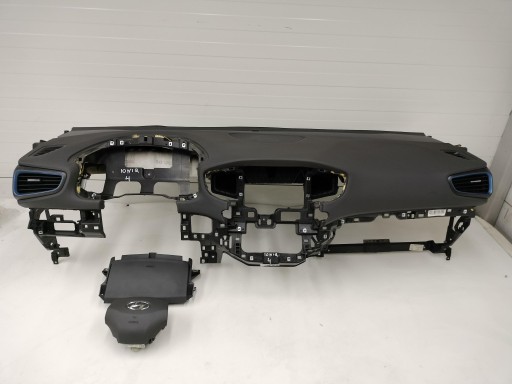 Консоль подушка безопасности управленния пасажира коленный hyundai ioniq 4 16r оригинал , фото