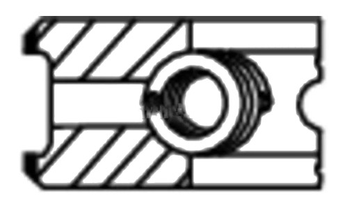 Mahle 007 rs 10111 0n0 набір перстні поршень , фото