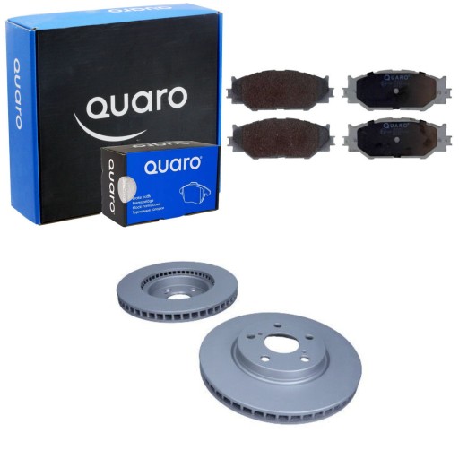 2× quaro qd1009 диск тормозной тормозные колодки lexu переднее is 05- , фото