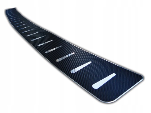 Накладка бампер карбон infinit qx70 2013-2017 , фото