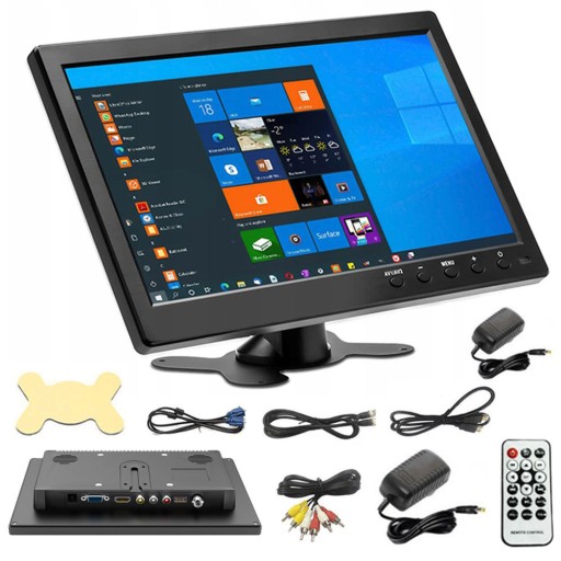 Монітор автомобільного bedee авто hd cctv дисплей 10 1 , фото