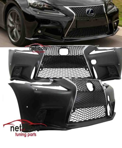 Бампер lexu is iii xe30 -17 wz f sport омивач парктроніки решітка , фото