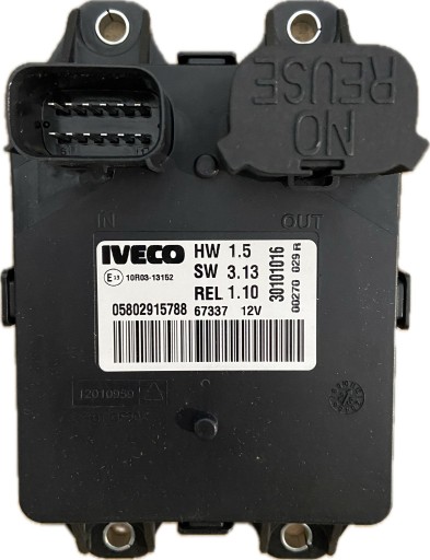 Модуль фаркопа коммутатор блок управления буксировка iveco daily vi 5802915788 oe , фото