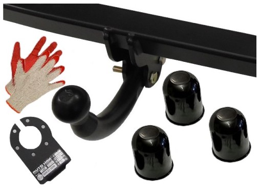 Авто фаркоп стойка do hyundai получить 2002 2005 i 1 3/5d буксировки обложки , фото