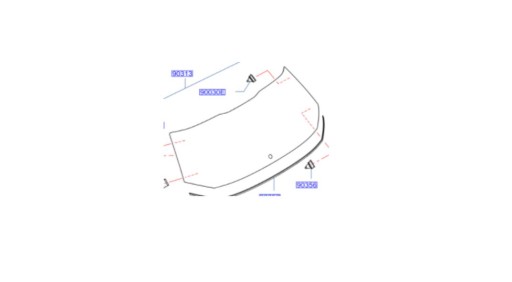 Скло кришки багажника nissan , фото