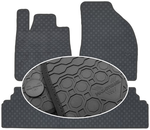 Коврики коврик резиновые 3 el. , фото