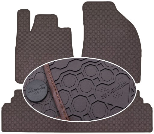 Коврики коврик резиновые 3 el. , фото