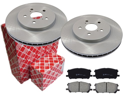 2× febi bilstein 108487 диск тормозной тормозные колодки 170294 bilstei , фото