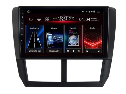 Радио android fs1-lite subaru forester 2008-2012 , фото