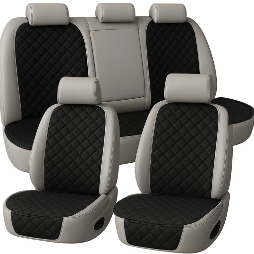 Килимок охорона na сидіння автомобільні шкіра штучна універсальні комплект , фото