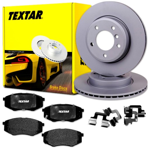 Textar 92349505 диск тормозной тормозные колодки 2445201 , фото
