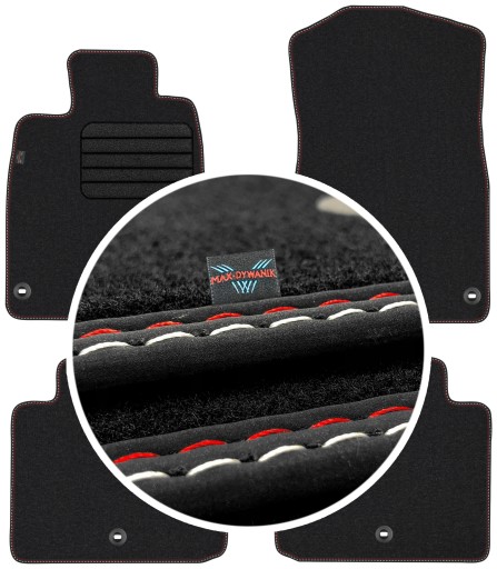 Коврики коврик велюр 4 el. , фото