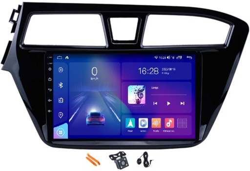 Радио автомобиль навигация lte hyundai i20 2 ii 14-18 android , фото