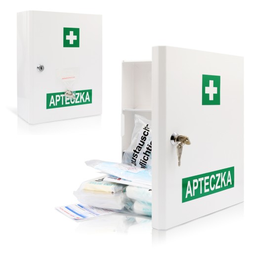 Аптечка промисловий z обладнання ver 1 білий 30x25x11 2 cm , фото