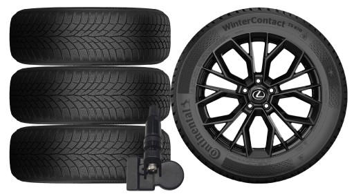 Новые колеса зима lexu nx continental 235/50r20 tpms , фото