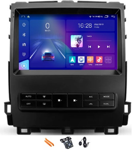 Радио автомобильные навигация lte toyota land cruiser prado 120 02-09 android , фото