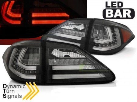 Фонари диодные do lexusa rx iii 350 09-12 черная лед , фото