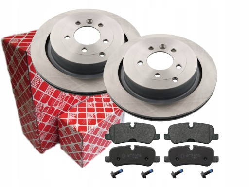 2× febi bilstein диски тормозные задний 43845 bilstei 116118 набор тормозных колодки дисковые тормоза , фото