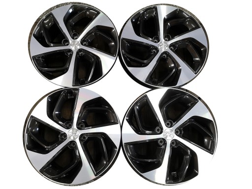 4× диск алюминеевая hyundai oe 2wf40ak410 7.5 x 19 5x114.3 et 53 , фото