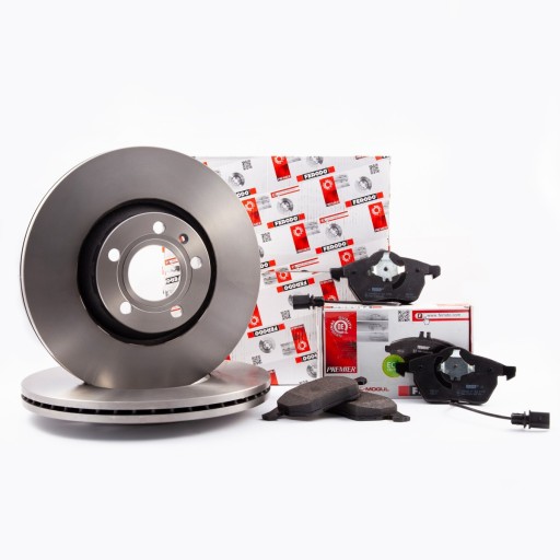 2× ferodo ddf1646c диск тормозной тормозные колодки переднее ferod fdb1991 , фото