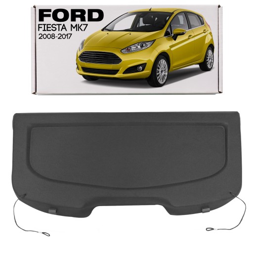 Полиця багажника ford fiesta mk7 чорна 2008-2017 , фото