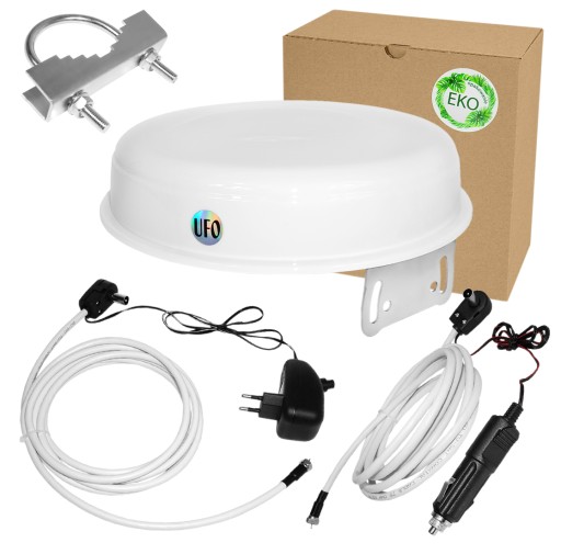 Цифрова антена dvb 4k ufo cybant 45db camping , фото