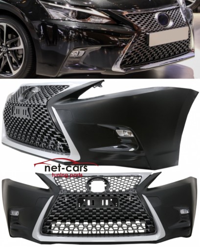 Бампер lexu ct zaw10 13-17 200h f sport hal лед решетка , фото