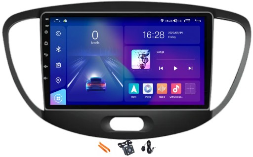 Радио автомобильные навигация lte hyundai i10 07-13 android , фото