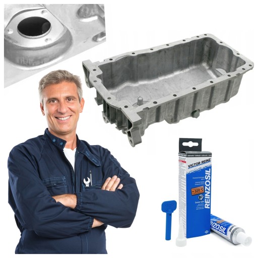 Масляний піддон audi a3 8l vw golf iv bor 1.6 1.9 , фото