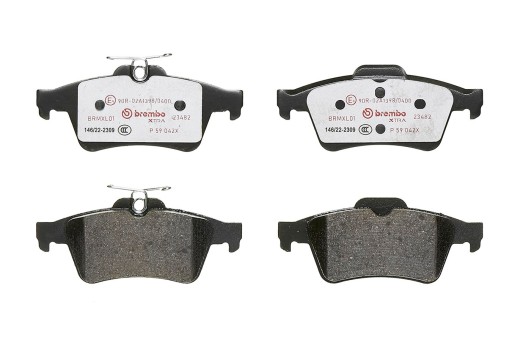 Гальмівні колодки задній p 59 042x brembo cadilla , фото