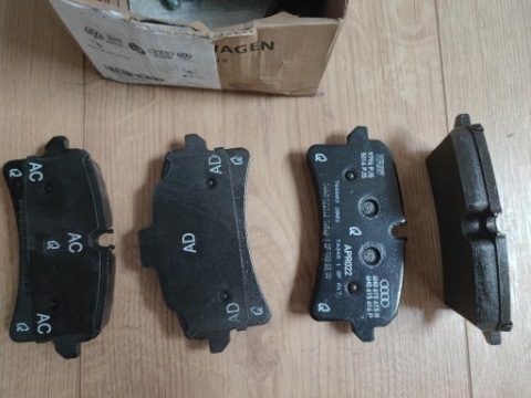 Oe vag колодки тормозные керамика задний audi a8 s8 d4 , фото