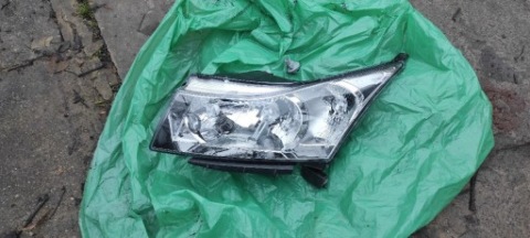 Рефлектор ліве фара chevrolet cruze оригінальний gm , фото