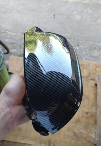 Audi a4 b8 зеркало волокно уголь , фото