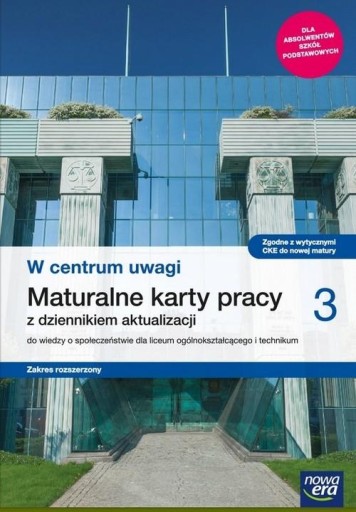 W centrum uwagi 3. Maturalne karty pracy z dziennikiem aktualizacji. ZR